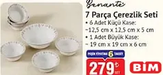 BENANTE 7 PARÇA ÇEREZLİK SETİ